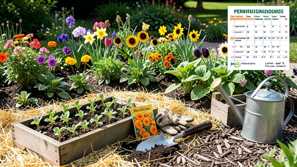 When to Plant Flowers in Pennsylvania: USDA Zone 5-7 Planting Calendar for Zero-Frost Success