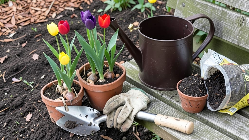 When to Plant Potted Tulips in Ground: Soil Temp & Hardiness Zone Checklist