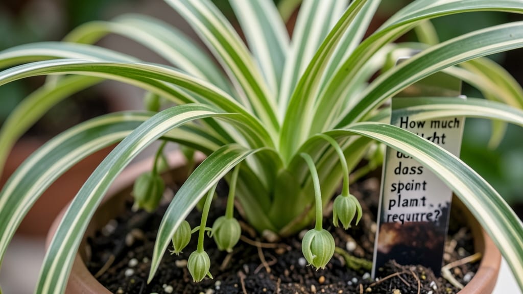 How Much Light Do Spider Plants Require: Thriving in Low to Bright Indirect Sunlight